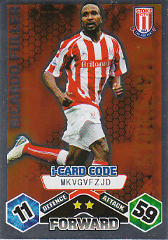 Ricardo Fuller Stoke City 2009/10 Topps Match Attax i-Card Code #271